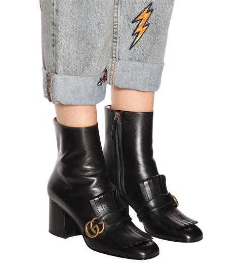 gucci marmont sneakers|Gucci Marmont fringe boots.